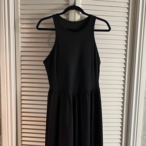 Zella Black Midi Dress